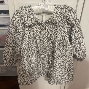 Janie and Jack Ditsy Floral Corduroy Dress 2T